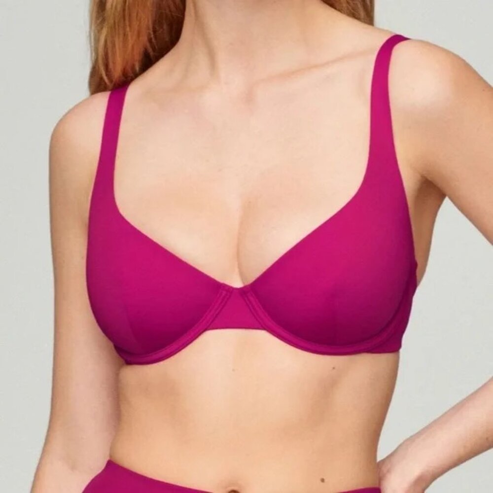 CUUP The Scoop Orchid Bikini Top